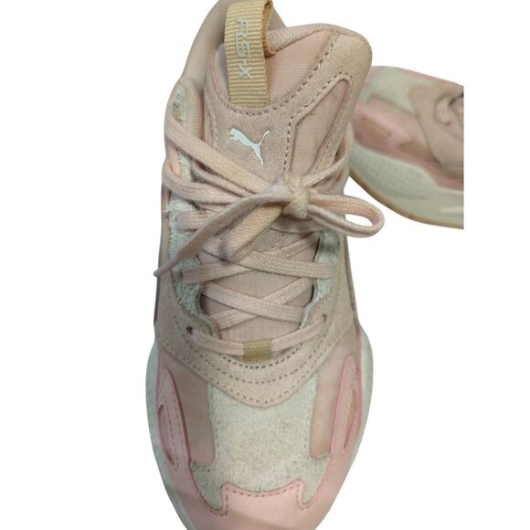 PUMA RS-X Lace Up 7 Sneakers Shoes Casual Multi Pink/White Peach - Picture 5 of 11